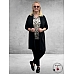 KAFFE CURVE Trui Lizzy Feather Black Leopard